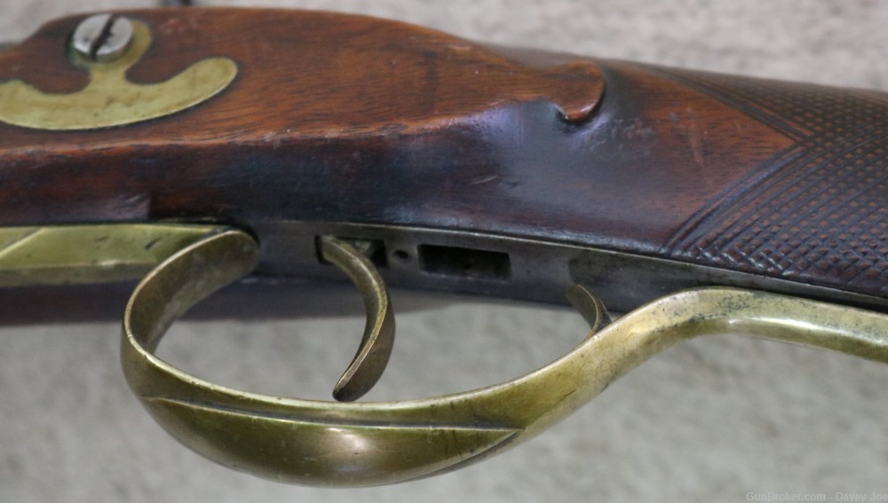 Beautiful JM Caswell full stock Kentucky rifle Early 1800's 30 cal squirrel-img-37