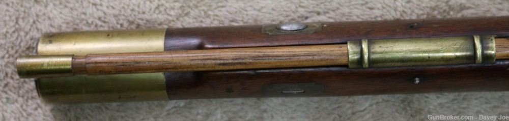 Beautiful JM Caswell full stock Kentucky rifle Early 1800's 30 cal squirrel-img-41