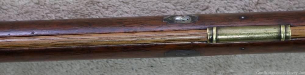 Beautiful JM Caswell full stock Kentucky rifle Early 1800's 30 cal squirrel-img-40