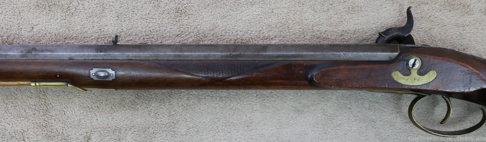Beautiful JM Caswell full stock Kentucky rifle Early 1800's 30 cal squirrel-img-20