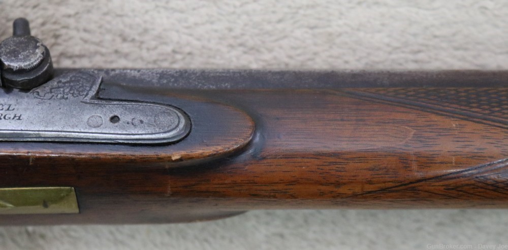 Beautiful JM Caswell full stock Kentucky rifle Early 1800's 30 cal squirrel-img-18
