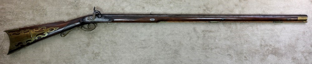Beautiful JM Caswell full stock Kentucky rifle Early 1800's 30 cal squirrel-img-0