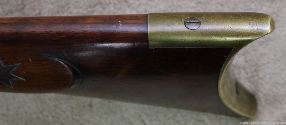 Beautiful JM Caswell full stock Kentucky rifle Early 1800's 30 cal squirrel-img-23