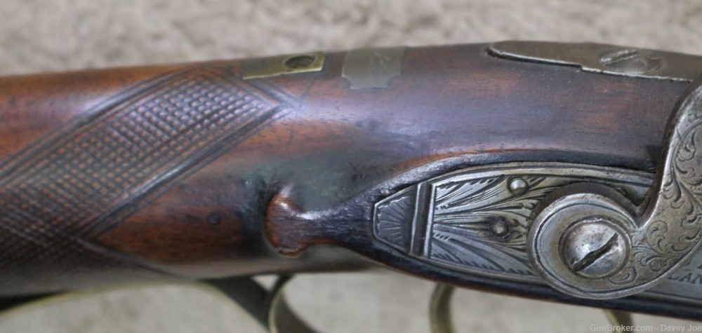 Beautiful JM Caswell full stock Kentucky rifle Early 1800's 30 cal squirrel-img-13