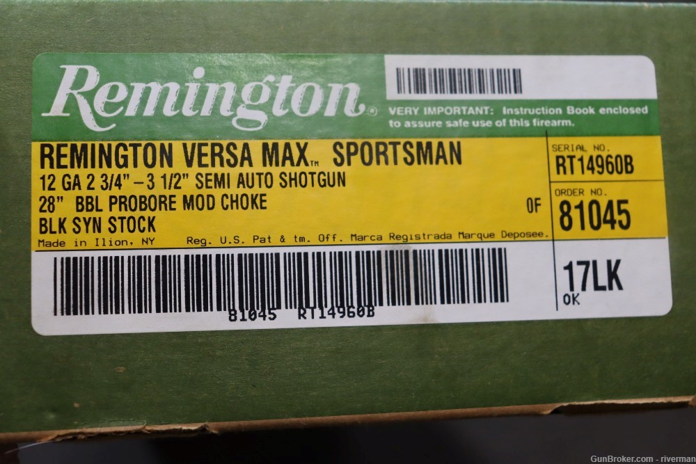 Remington Versa Max Sportsman 12 ga semi auto 31/2 inch magnum with box-img-15