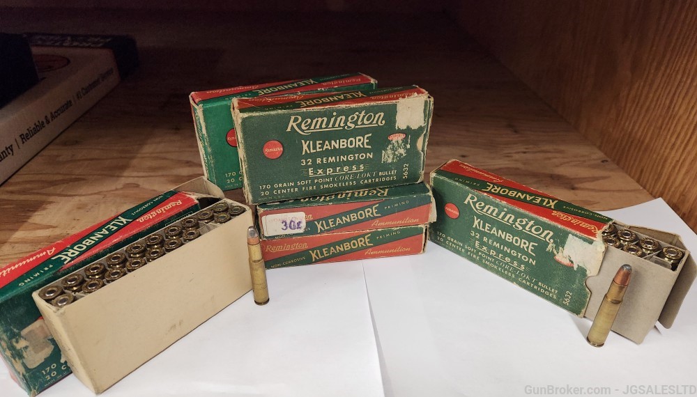 32 Remington Express Kleanbore Vintage boxes 170gr SP (3)-img-1
