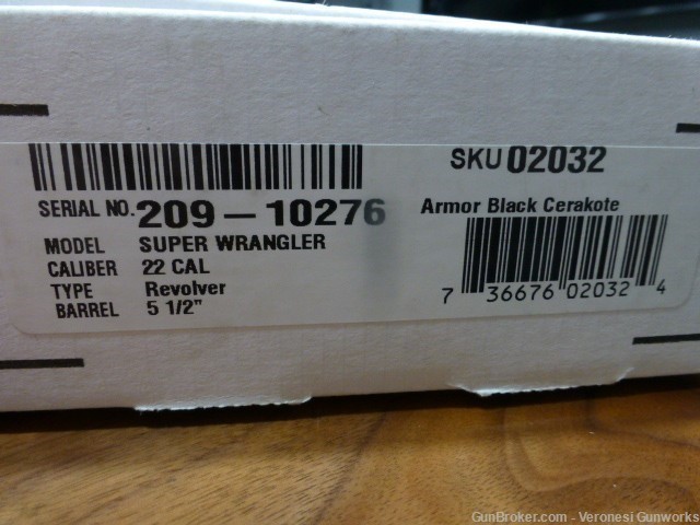 NIB Ruger Super Wrangler 22 LR AND 22 Mag Cylinders Black 02032-img-9