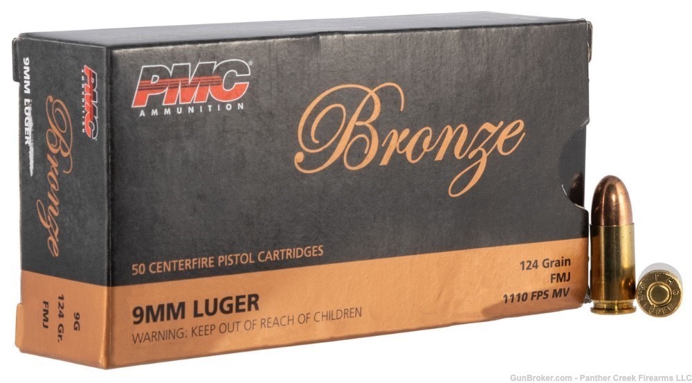 PMC 9mm 124gr FMJ 9G 1000 Rounds In stock Bulk Ammo-img-2