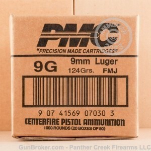 PMC 9mm 124gr FMJ 9G 1000 Rounds In stock Bulk Ammo-img-0