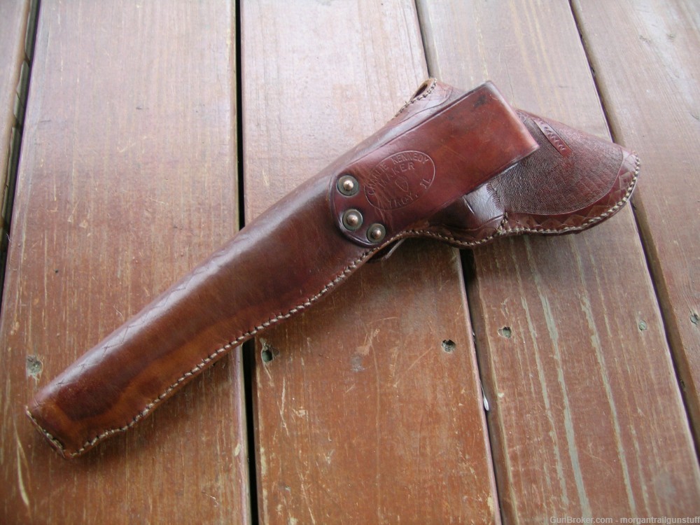 Nice Custom Tooled Leather Flap Holster For Colt 1860 Army  1861 Navy-img-6