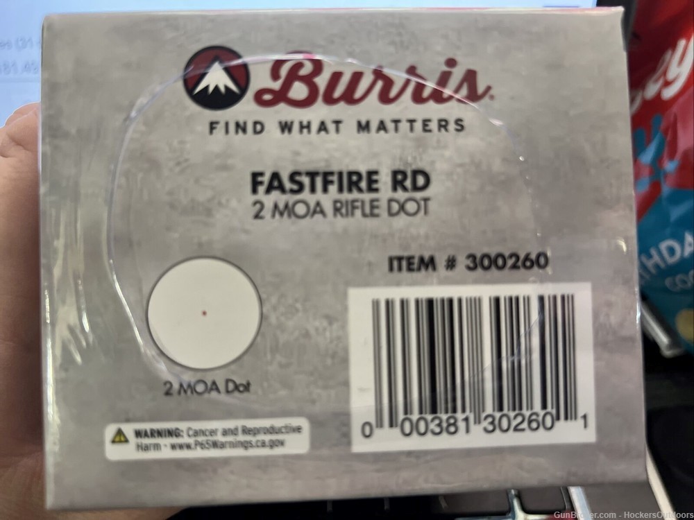 Burris 300260 FastFire RD 2 MOA Black Red Dot For Picatinny Mount-img-0