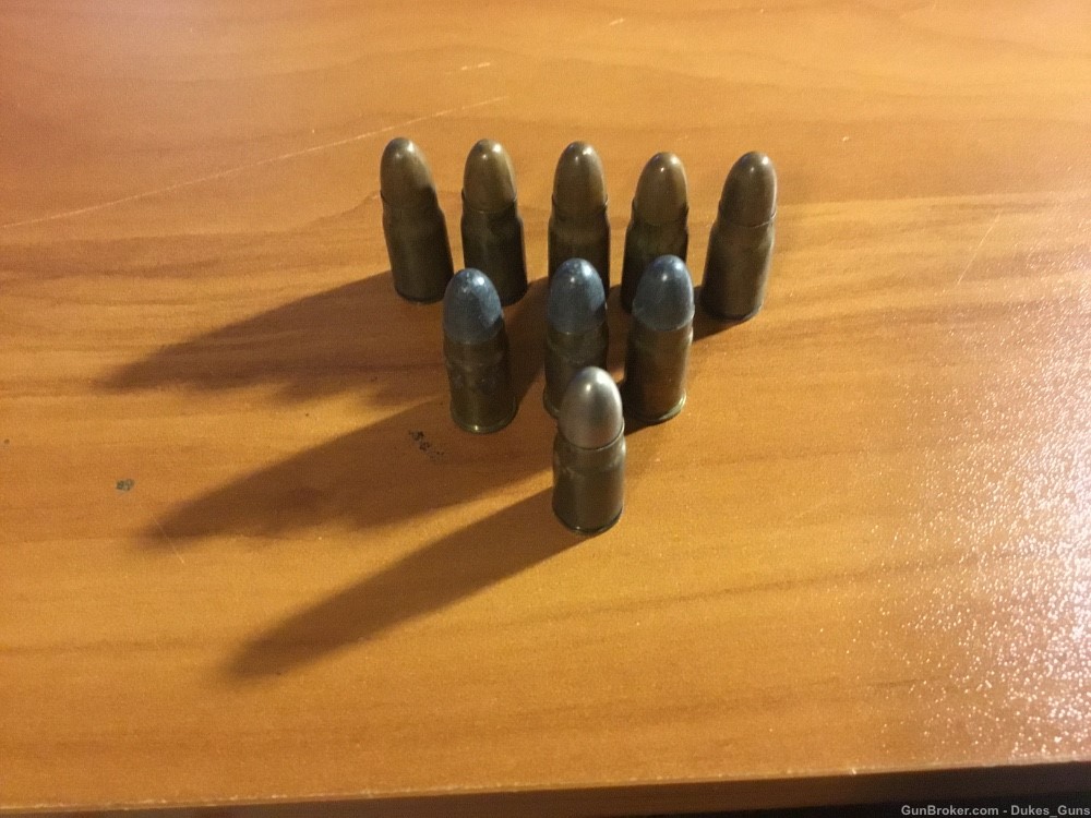 8mm Japanese NAMBU ammo-9 rounds of both military and commercial -img-0