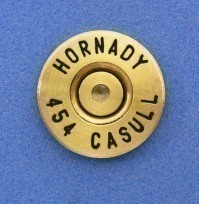 HORNADY 454 CASULL   Cartridge Hat Pin Tie Tac  Ammo Bullet-img-0