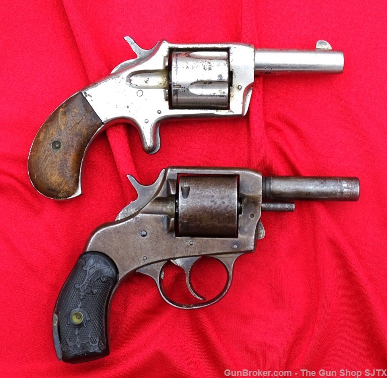 Antique American Johnson & Bye Smoker Revolver Lot-img-0