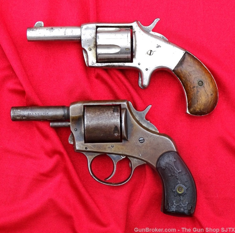 Antique American Johnson & Bye Smoker Revolver Lot-img-1
