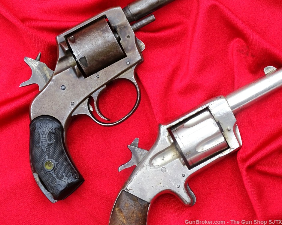 Antique American Johnson & Bye Smoker Revolver Lot-img-2
