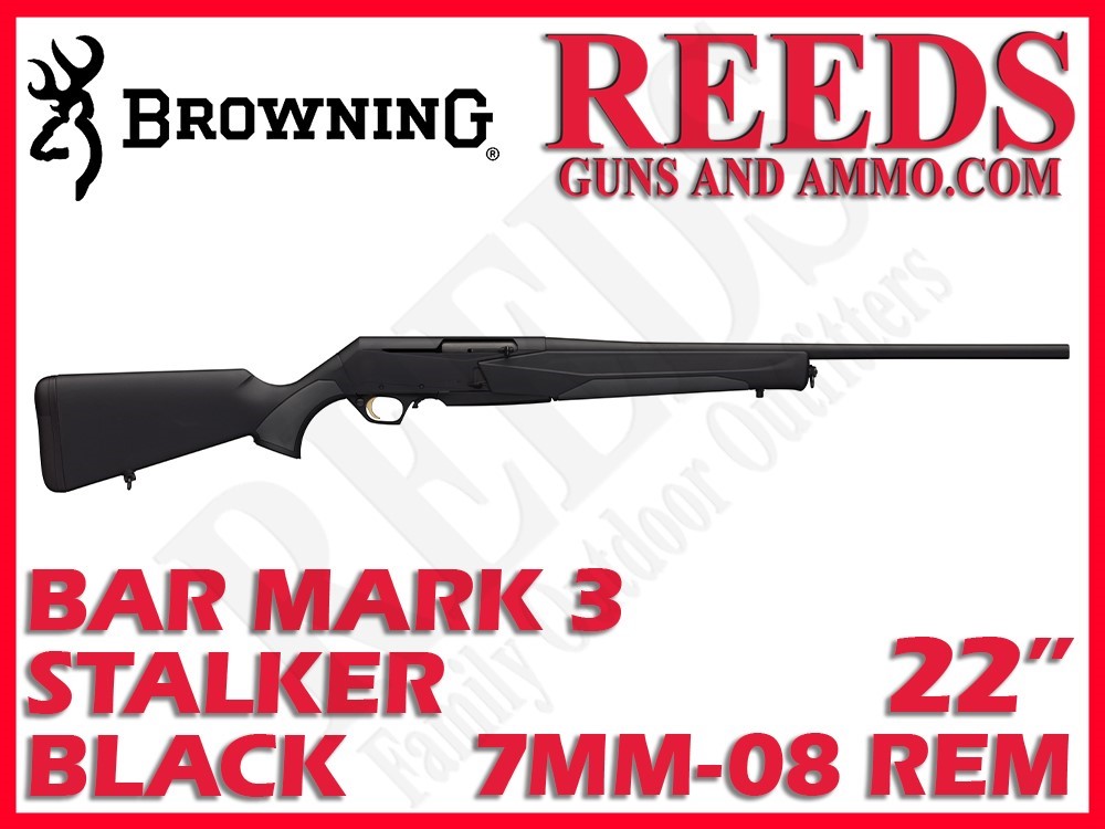Browning BAR Mark 3 Stalker Black 7mm-08 Rem 22in 031048216-img-0