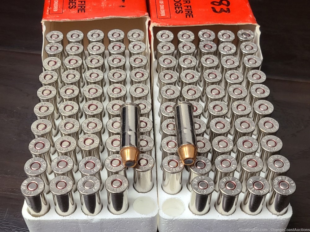 135 Rounds of Federal & W-W Super .44 Rem. Magnum 220gr. Metal Case Bullet -img-2