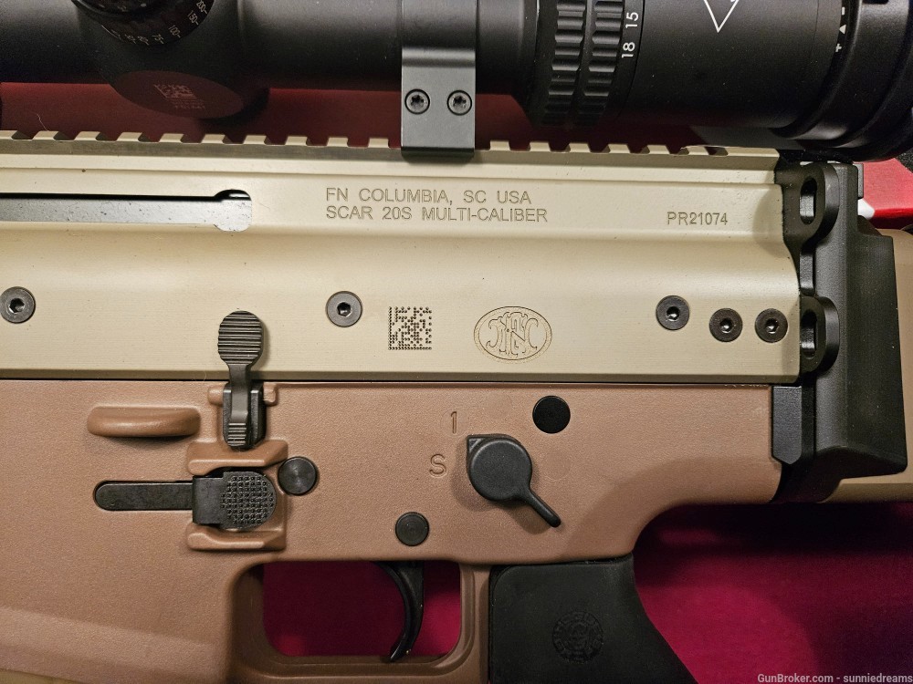 New FN Scar 20s 6.5 cm with trijicon tenmile scope and bipod-img-3