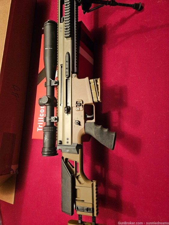 New FN Scar 20s 6.5 cm with trijicon tenmile scope and bipod-img-6