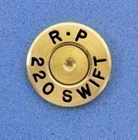 Remington  R-P 220 SWIFT   Cartridge Hat Pin  Tie Tac  Ammo Bullet-img-0