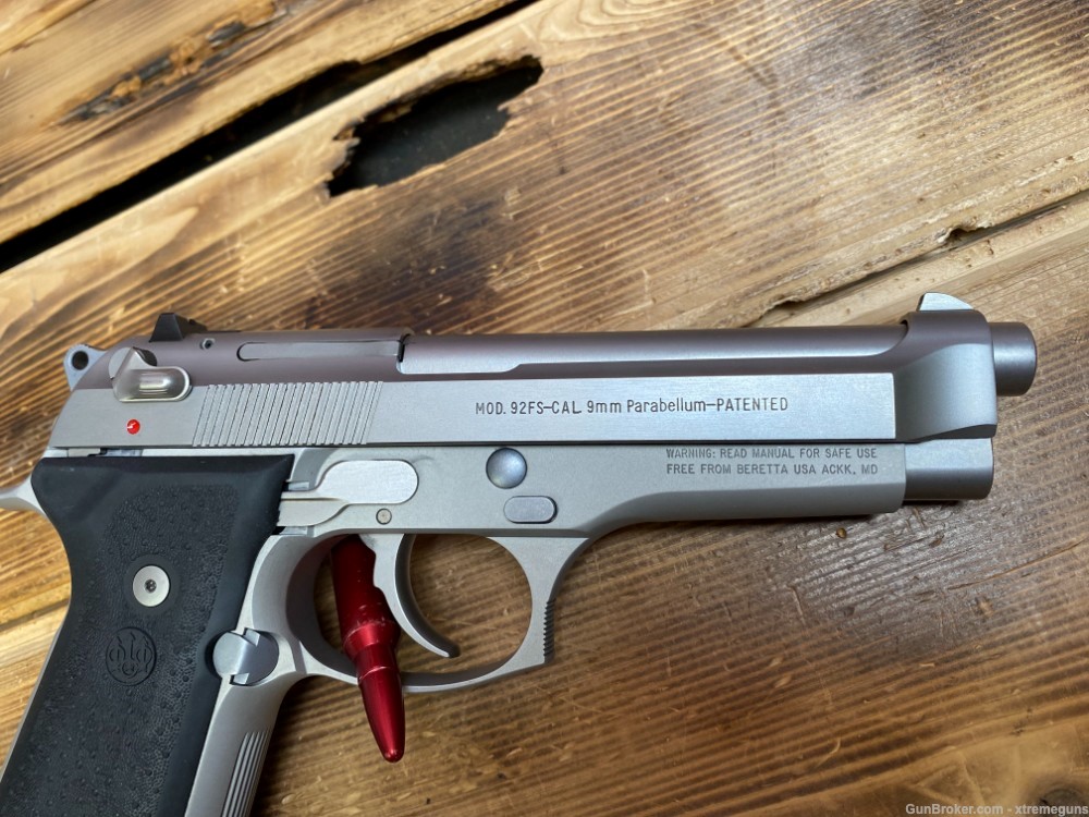 Stainless Beretta 92FS-9mm (5")-img-5