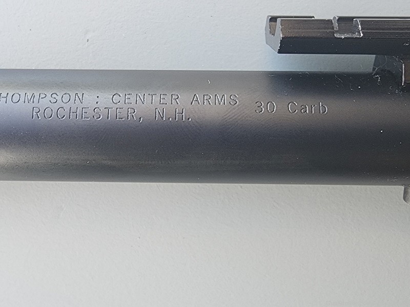 RARE Thompson Center Contender CUSTOM SHOP 30 CARBINE 20" barrel G1 G2-img-1