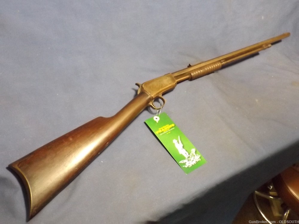 Winchester Model 1890, .22 Short 24" Octagon Barrel Pump Action Rifle-img-0