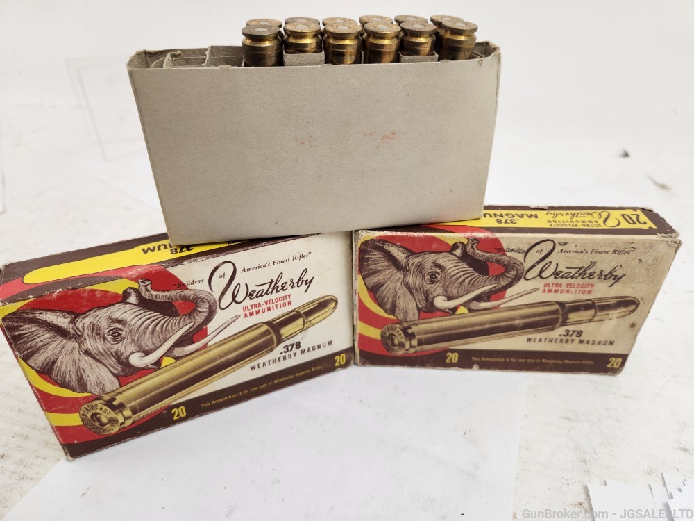 378 Weatherby 300 gr SP in Vintage Boxes 52rds total (11)-img-0