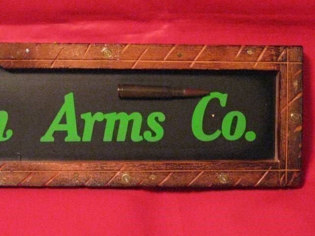 Remington Arms Company Sign Advertisement Display Made in U.S.A.-img-2