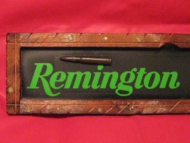 Remington Arms Company Sign Advertisement Display Made in U.S.A.-img-1