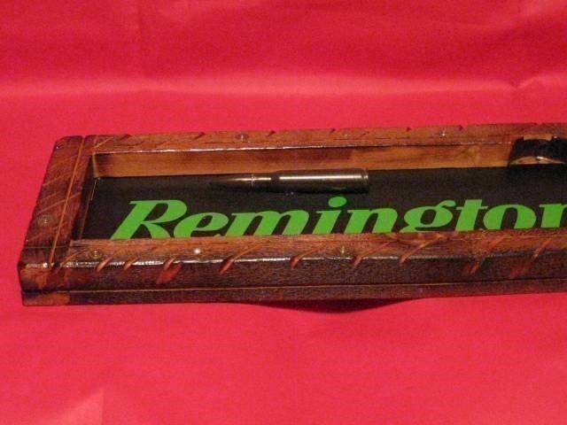 Remington Arms Company Sign Advertisement Display Made in U.S.A.-img-3