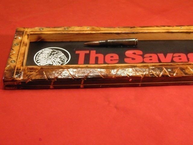 The Savage Arms Company Sign Advertisement Display Made in the U.S.A.-img-3