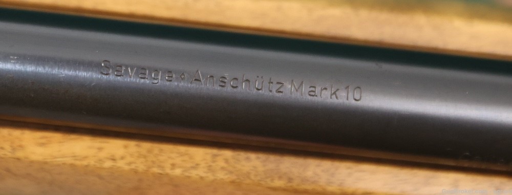 B2032* Savage Anschutz Mark 10 22 LR Target Rifle -img-6