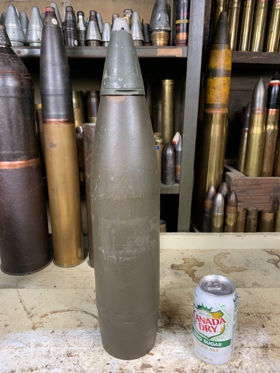 WW2 US 105mm drill round for the M101 howitzer-img-4