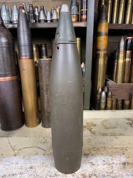 WW2 US 105mm drill round for the M101 howitzer-img-0