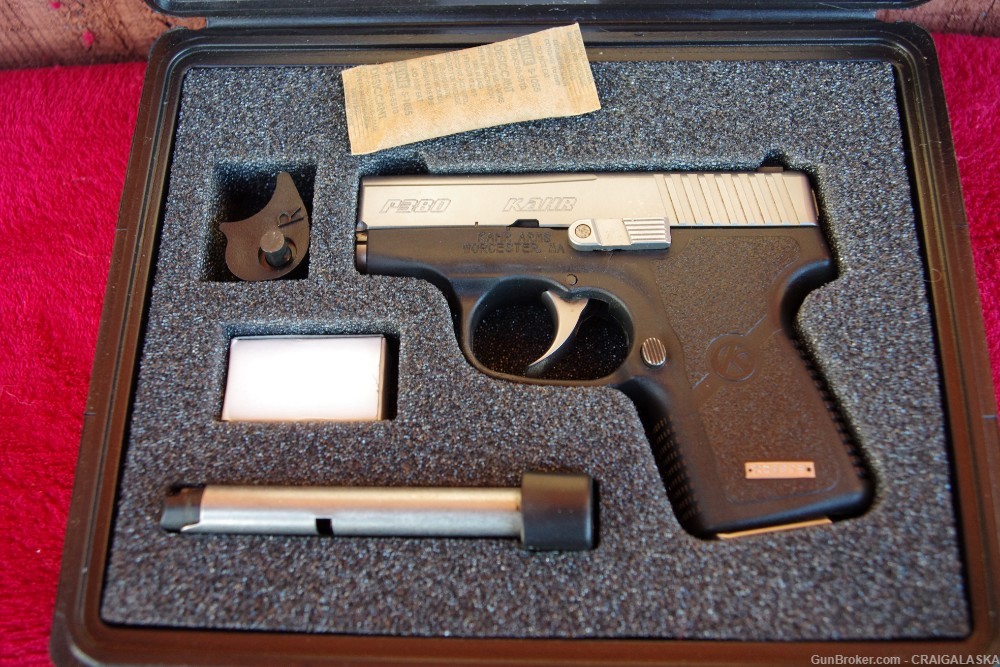 Kahr P380 with 3 pocket holsters-img-0