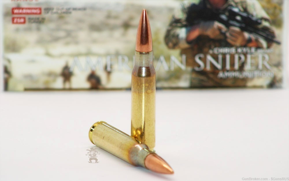 American Sniper a Chris Kyle Brand 149 Grain Brass M80 NATO 7.62x51 20 Rds-img-3