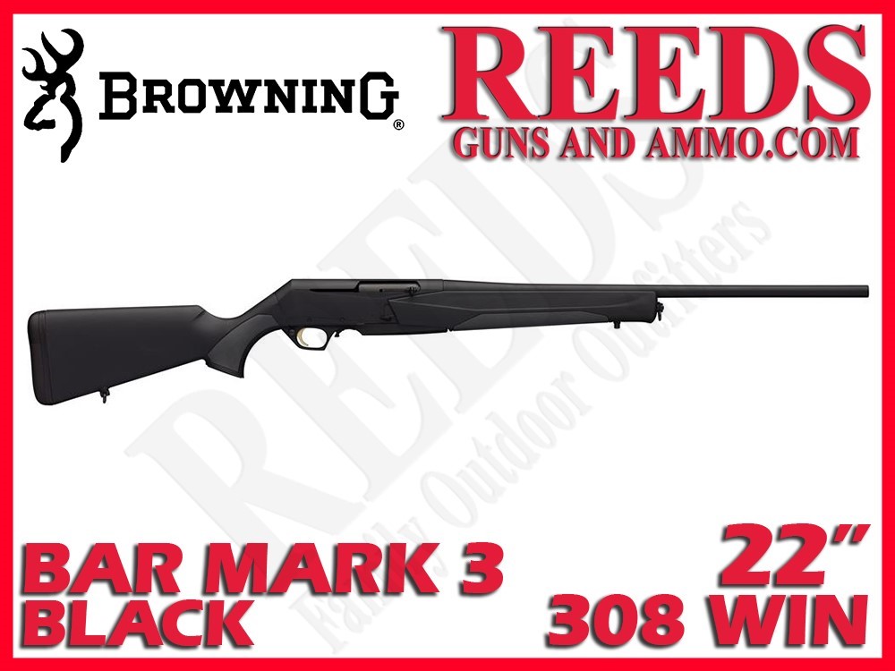 Browning BAR Mark 3 Stalker Black 308 Win 22in 031048218-img-0