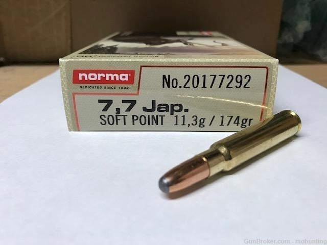 Norma 7.7 Jap 174gr SP 200 Rounds-img-0