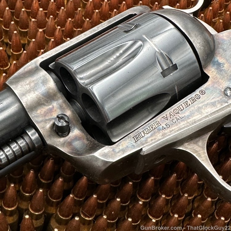 Ruger Old Model Bisley Vaquero Color Case .45 Long Colt NO RESERVE-img-11