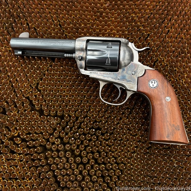 Ruger Old Model Bisley Vaquero Color Case .45 Long Colt NO RESERVE-img-1