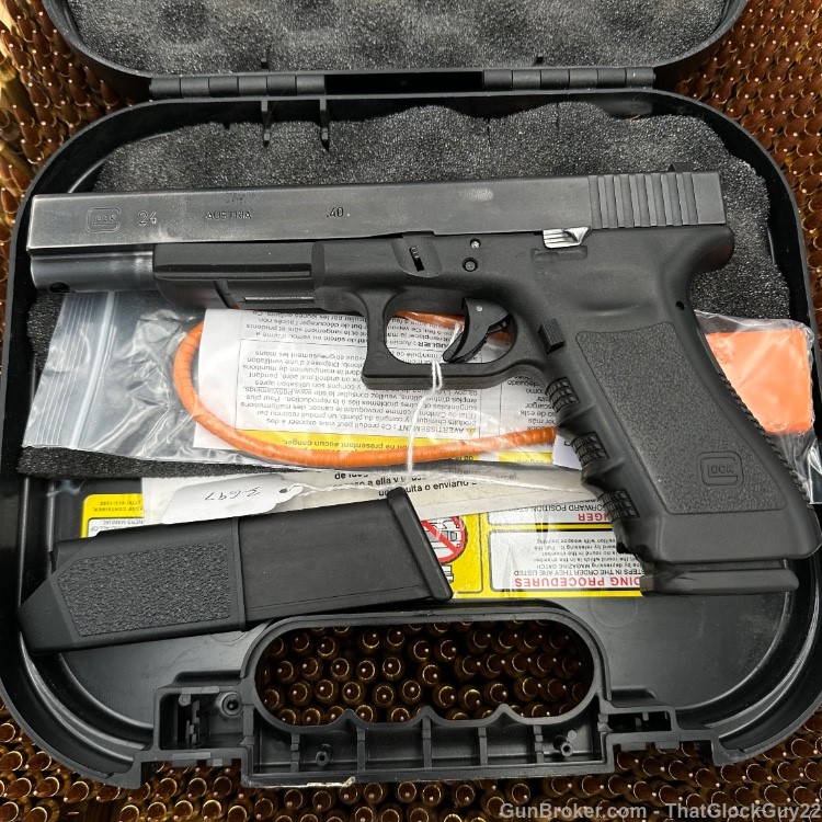 Glock 24 Discontinued .40 S&W Longslide Case Frying Pan Finish Competition -img-0