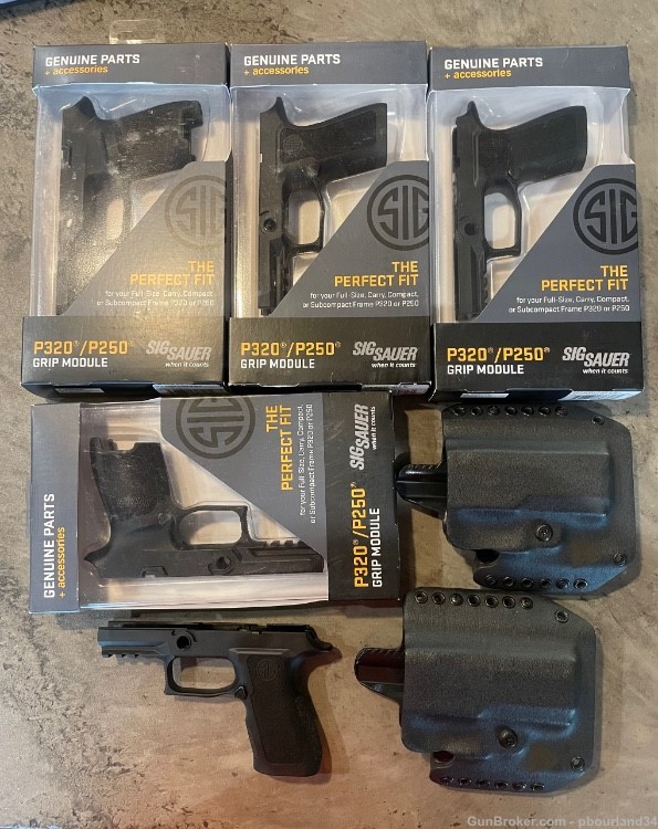 Sig Sauer P320 Frames and Holsters-img-0