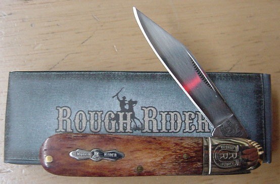 Rough Rider Little  Barlow Knife Brown Bone RR741-img-0