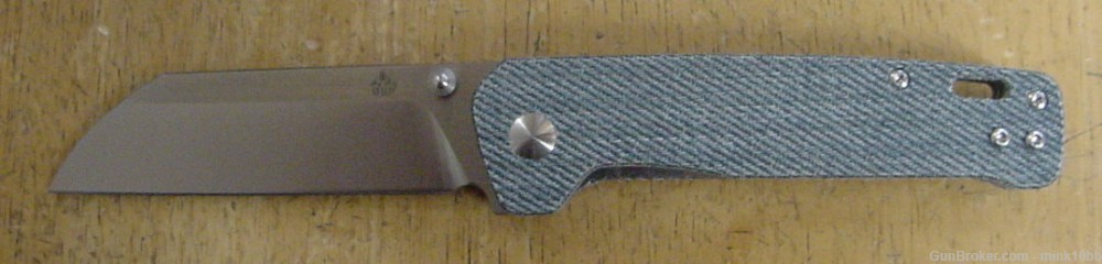QSP Penguin Linerlock Knife Blue Jean QS130 B-img-0