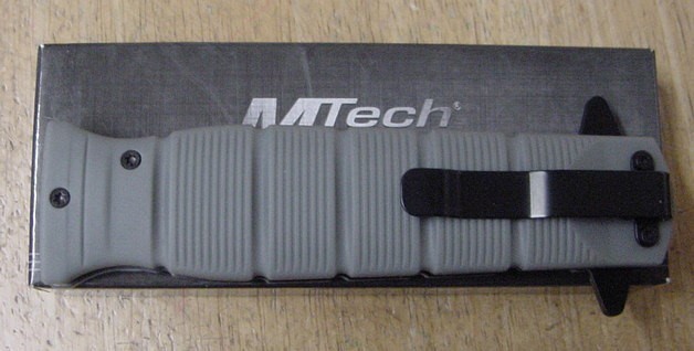 M Tech Ballistic Linerlock Knife Gray MTA905FN-img-1