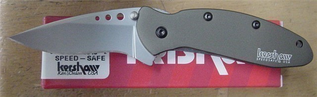 Kershaw Scallion SpeedSafe Knife OD KS1620OL-img-0