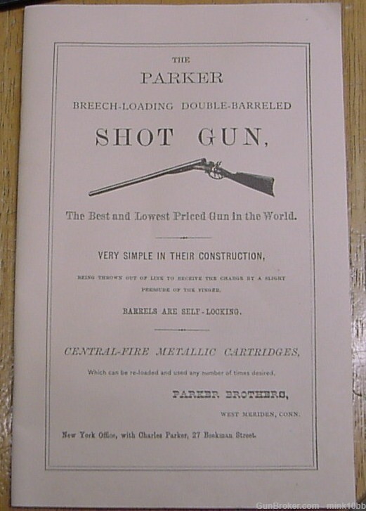 Parker Double Barreled Shotgun Book-img-0