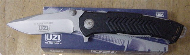 Uzi Defender Folder Knife Black ZF 0016B USA-img-0